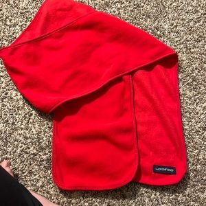 Lands’ End Red Scarf